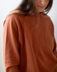Raglan Sweatshirt in Earth Terry