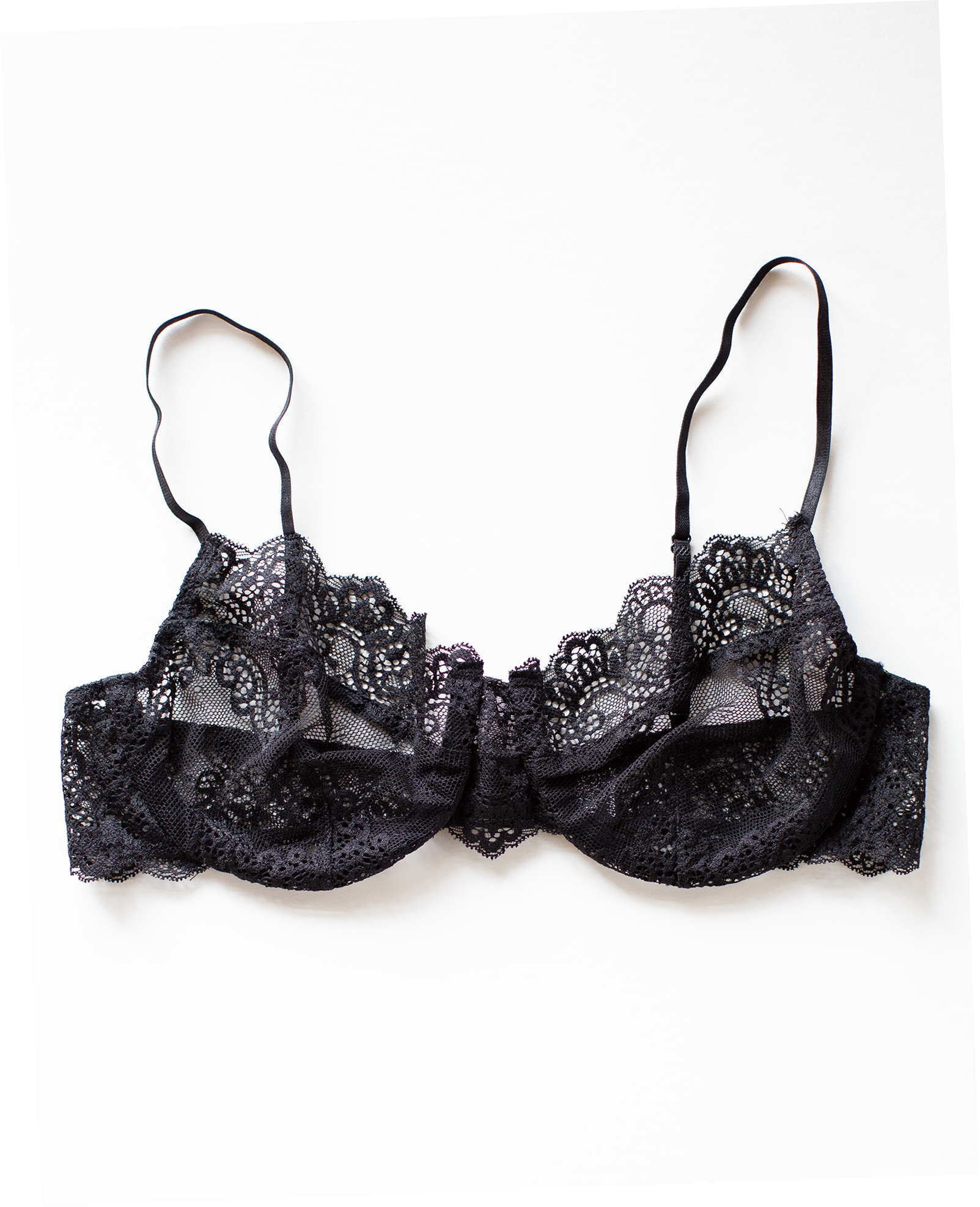 Only Hearts SF w/ Lace Underwire Bra in Black- Bliss Boutiques