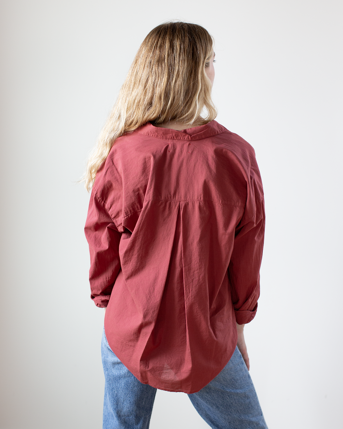 Jace Shirt in Brick Red