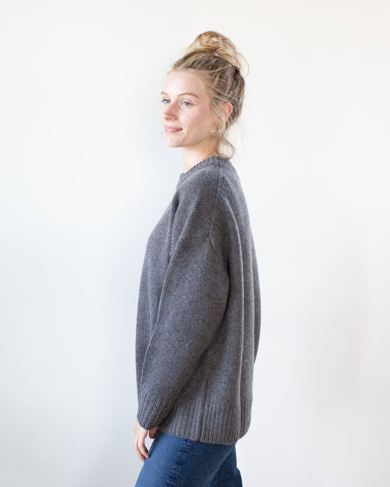 Rell Sweater in Dark Heather Grey