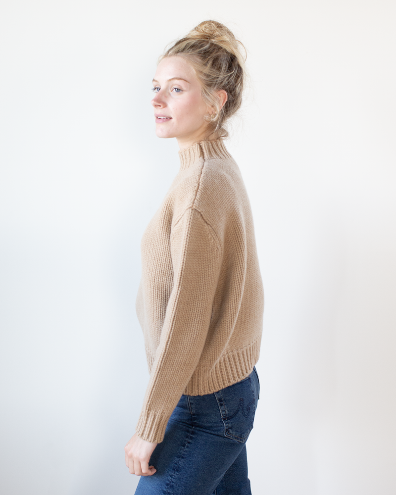 Morgana Sweater in Light Camel