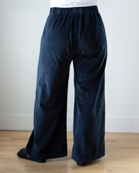 Polly Wide Leg Pant - Wide Wale Cord in Ink