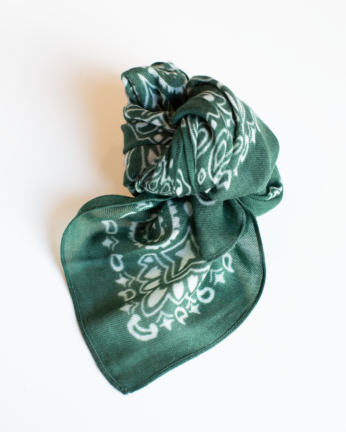 Bandana Square Scarf in Forest