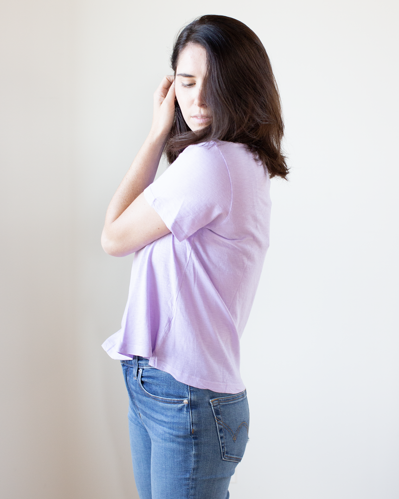 Perfect Tee in Pigment Lavender