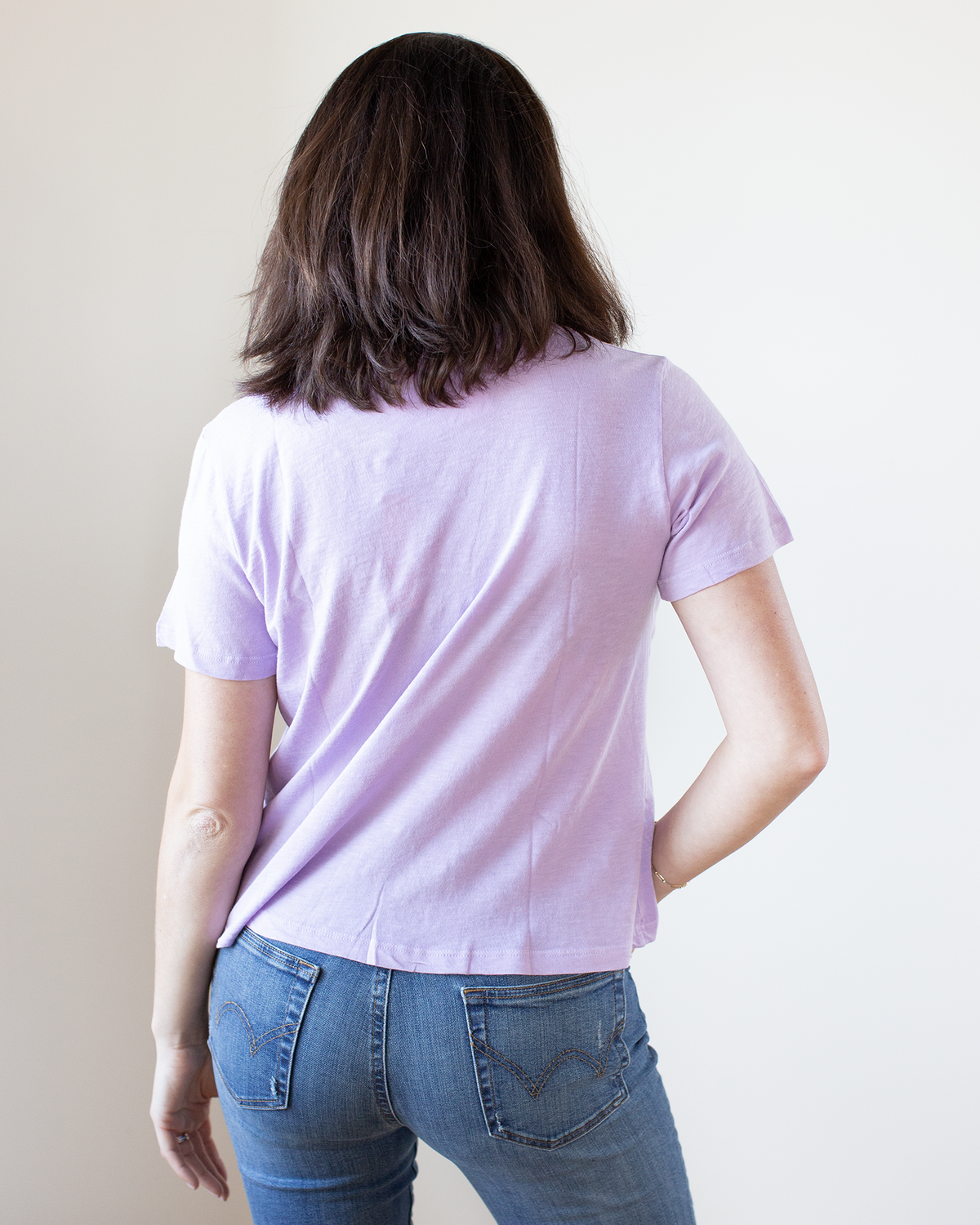 Perfect Tee in Pigment Lavender