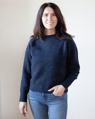 Mascate Knit Pullover in Indigo
