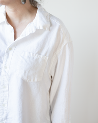 Joey Short Shirt - Hemp Blend in White