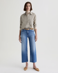 AG Jeans Saige Wide Leg Crop in 13Ys Allure 