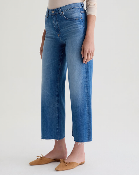 AG Jeans Saige Wide Leg Crop in 13Ys Allure 