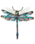 Jeweled Dragonfly Brooch Pin