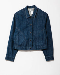 Juxtapose Jacket in True Blue - Bliss Boutiques