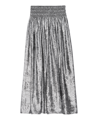 The Viola Skirt in Silver