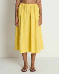 Karin Tiered Skirt in Sunshine