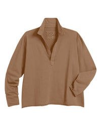Patrick - Popover Henley in Chai