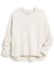 Anna Long Sleeve Capelet in Vintage White