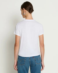 Laurence Shrunken Tee in White