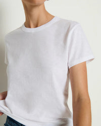 Laurence Shrunken Tee in White