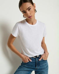 Laurence Shrunken Tee in White