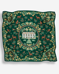 Retour de Foret Modal & Silk Bandana in Green