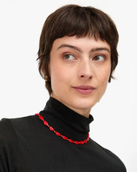 Clare V. Jewelry Poppy Le Lips Necklace