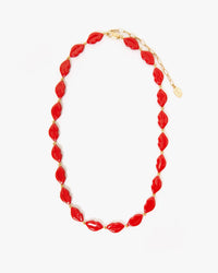 Clare V. Jewelry Poppy Le Lips Necklace