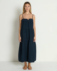 Meadow Midi Dress in Night Sky