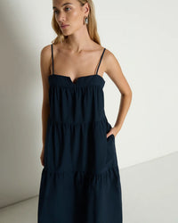 Meadow Midi Dress in Night Sky