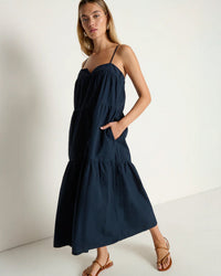 Meadow Midi Dress in Night Sky