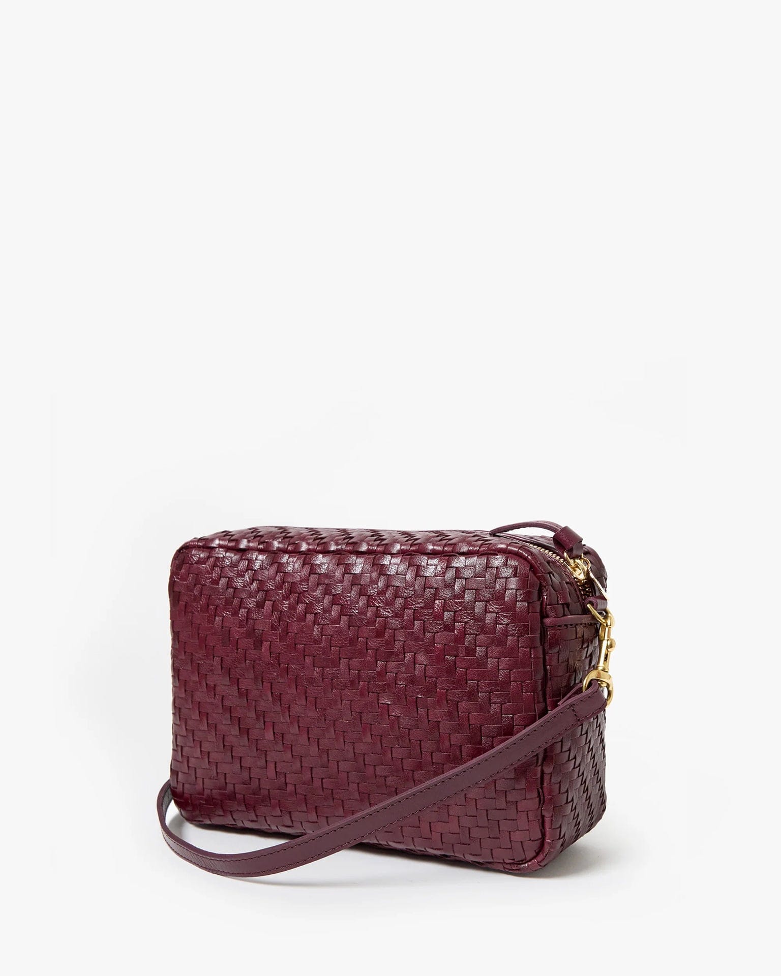 Clare V. Marisol in Cassis Woven Zig Zag - Bliss Boutiques