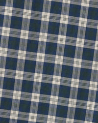 The image shows Trovata Birds of Paradis' Blake Oversized Shirt in Maritime Plaid, featuring blue, white, and black tartan cotton fabric with evenly spaced squares, viewed at a slight diagonal angle.