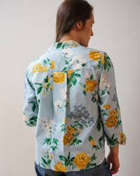 Silvio Untuckable Button-Up Shirt in Spring Bouquet