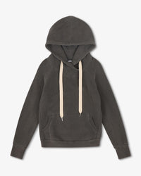 NSF Lisse Fitted Pullover FT Hoody in Faded Black 