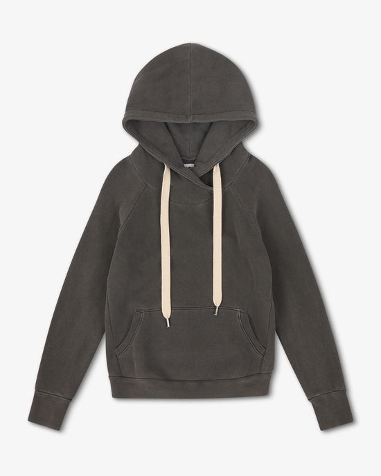 NSF Lisse Fitted Pullover FT Hoody in Faded Black 