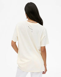 Liberte Cotton/Linen Original Tee in Cream w/ Black - Bliss Boutiques