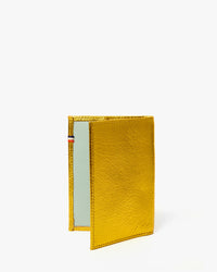 Clare V. Passport Sleeve - Lamba in Yellow Gold 