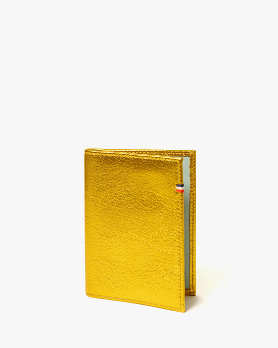 Clare V. Passport Sleeve - Lamba in Yellow Gold 