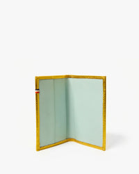 Clare V. Passport Sleeve - Lamba in Yellow Gold 