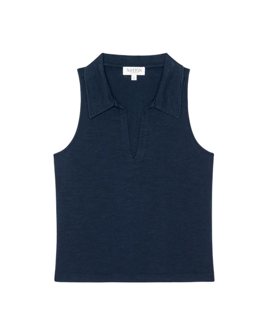 Nation LTD Roberta Collared Tank in Night Sky 