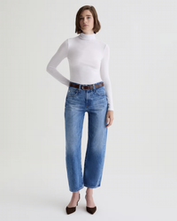 AG Jeans Hattie High Rise Barrel in Candid 