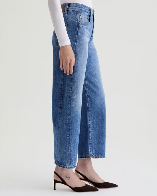 AG Jeans Hattie High Rise Barrel in Candid 