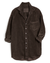 Shirley Oversized Button Up in Chocolate