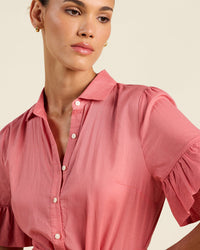 Martinique Dress in Rosada - Bliss Boutiques