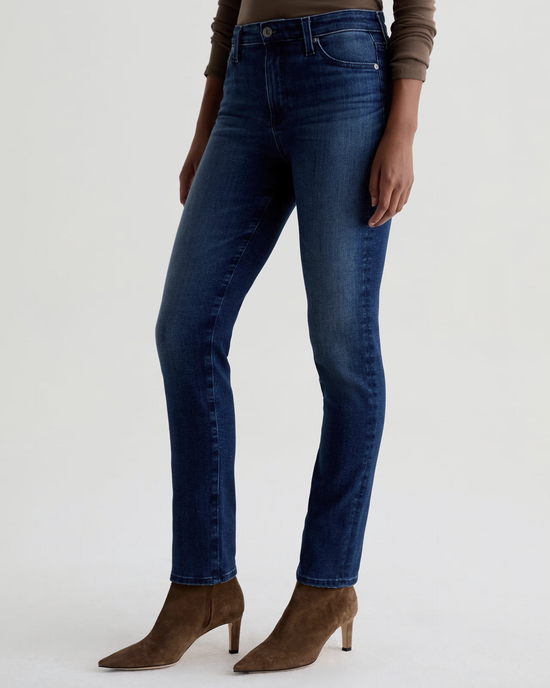 AG Jeans Mari Mid Rise Slim Straight in Epilogue 