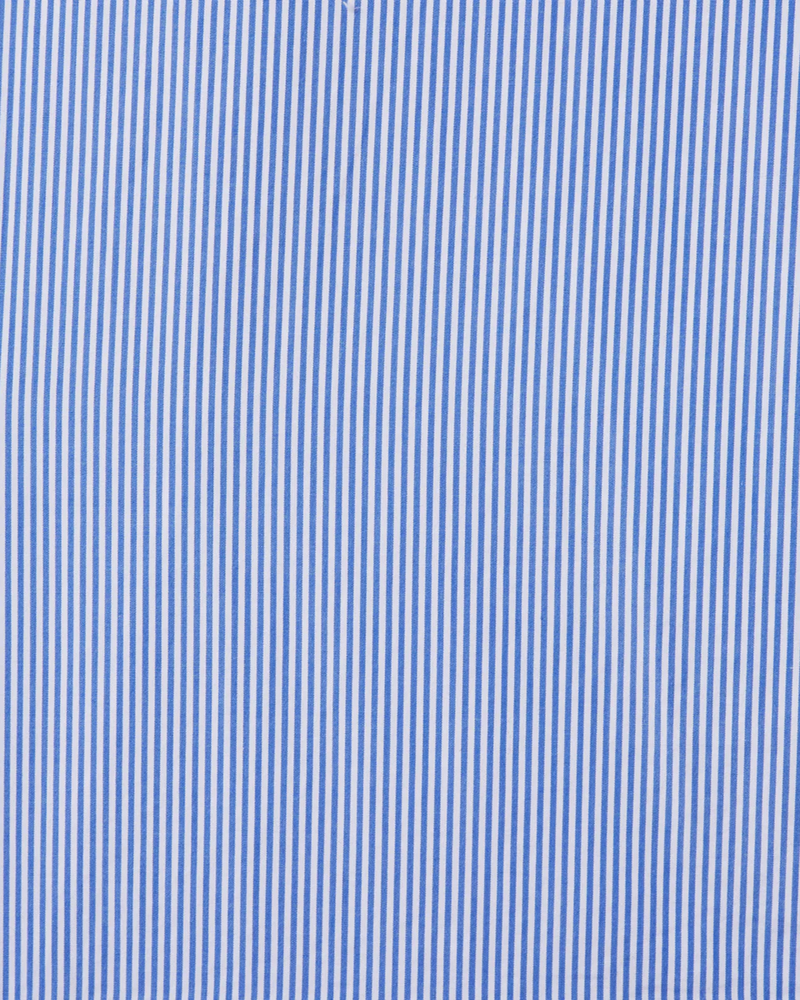 Sara B Henley Shirt in Blue/White Stripe