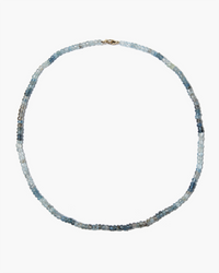 14K Petra Necklace in Copper Aquamarine