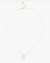 CL Necklace NG-14390 in White Pearl/Crystal