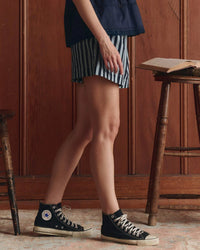 The Boxer Short in Blue Club Stripe - Bliss Boutiques