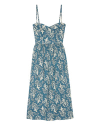 The Verse Dress in Indigo Bandana - Bliss Boutiques