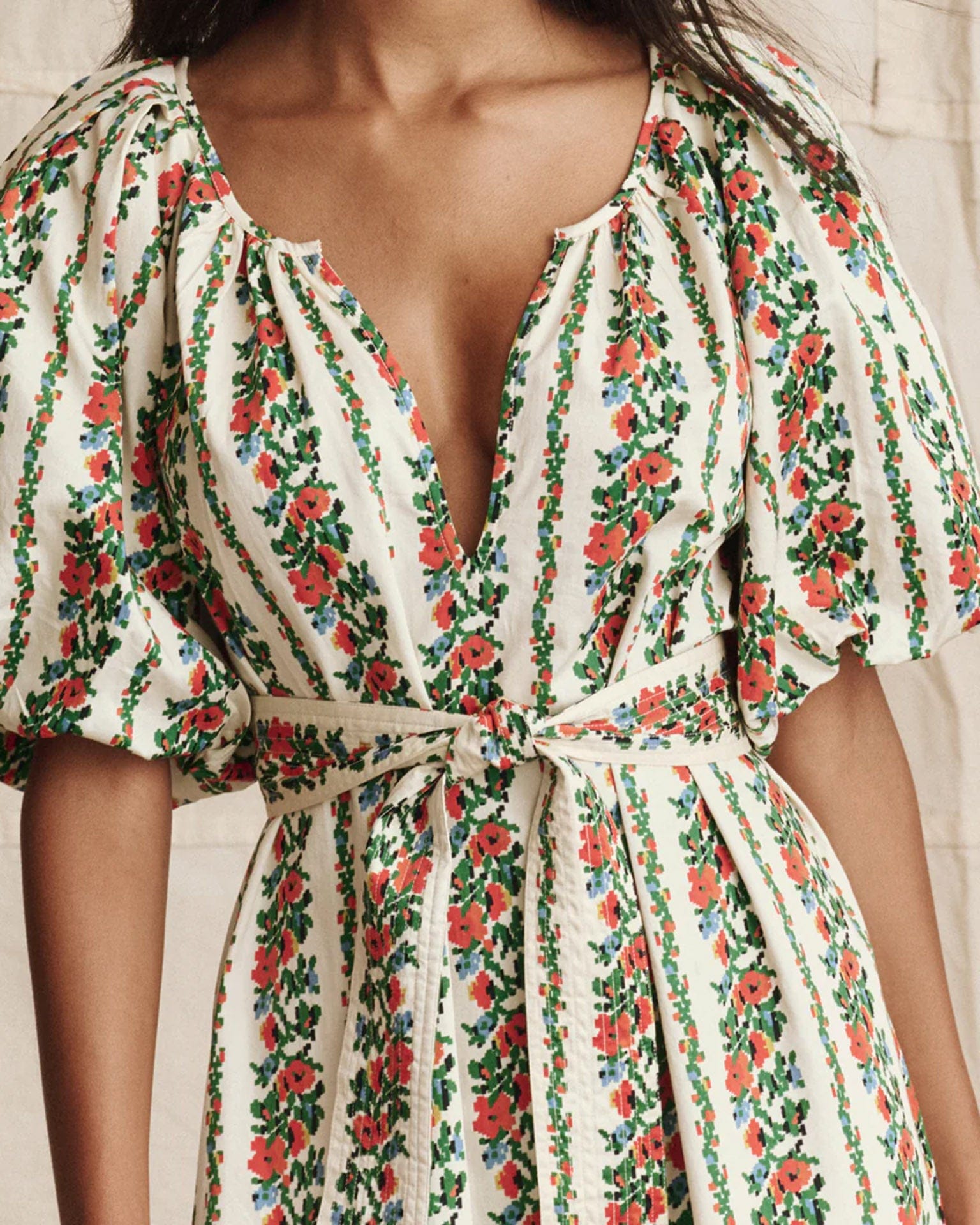the Great The Fairground Dress in Tapestry Floral - Bliss Boutiques the Great The Fairground Dress in Tapestry Floral - Bliss Boutiques