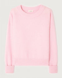 Vito Crewneck Sweater w/ Cuff Slv in Dragee Chine - Bliss Boutiques